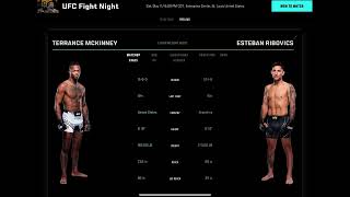 Terrance McKinney vs Esteban Ribovics Prediction ufcstlouis ufcpredictions [upl. by Fortier]