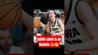 Caitlin Clark The Most Humble Superstar caitlinclark [upl. by Lillie651]