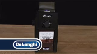 DeLonghi How To Grind Espresso Coffee KG79 Burr Grinder [upl. by Berstine]