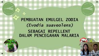 PEMBUATAN EMULGEL ZODIAFrancisco Mahaputra S M Satya Benedicta R RiabrataLS [upl. by Ettenoj]