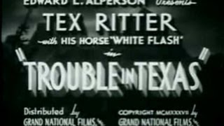 Trouble in Texas 1937  Full Length Classic Western Movie Rita Hayworth Tex Ritter [upl. by Lacagnia]