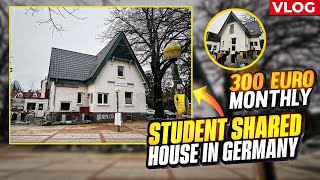 STUDENT SHARED HOUSE IN GERMANY  300 Euro Rent in Hamburg  Student  Studienkolleg  Indian [upl. by Hermione428]