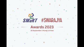 SMaRt  Swarajya Awards  Pondy Lit Fest 2023 [upl. by Alemaj73]