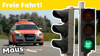 Wie funktioniert eine Ampelschaltung für Rettungswagen  DieMaus  WDR [upl. by Ereveniug771]