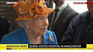 Manchester Attack HM The Queen visits victims in hospital [upl. by Portland584]