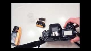 How to Load Film Into the Nikon F100 from the Nikon F100 Channel [upl. by Selda250]