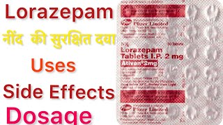 Ativan tablet l Ativan 2 mg tablet l Lorazepam l Lorazepam tablet uses Side effects dosage [upl. by Cherilyn]