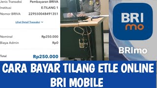 Cara Bayar Tilang ETLE Online BRIMO BRIVA [upl. by Anirtik]