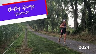 Boiling Springs Triathlon 2024 [upl. by Ardnossak]