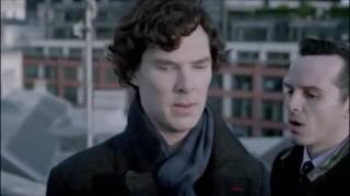 Sherlock Holmes VS Jim Moriarty  The Reichenbach Fall  Sherlock  BBC [upl. by Eittocs]