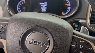 2018 Jeep Grand Cherokee Oil Life Reset Procedure [upl. by Ytissahc]