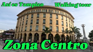 Tampico 4k Walking tour Zona centro de Tampico [upl. by Atinnor]