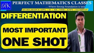 Derivative One Shot  Differentiation  Class 11  Class 12  JEE  NDA  BBA MCA  CBSE MATHS [upl. by Ghassan]