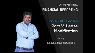 Ind AS 116 Leases Part V Lease Modification  CA Amal Paul  Malayalam [upl. by Tolkan375]