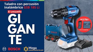 PEQUEÑO GIGANTE Taladro percutor inalámbrico 12quot Bosch GSB 185LI 18V SB [upl. by Halludba]