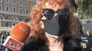 Non è lArena è andata a Piazza del Popolo per la manifestazione a sostegno dei lavoratori [upl. by Freberg485]