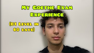 My B1 Goethe Exam Experience [upl. by Tevlev]