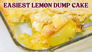 Easiest Lemon Dump Cake [upl. by Marquez]