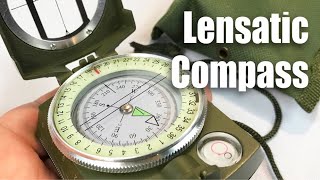 Lensatic Military Sighting Compass Unboxing [upl. by Cupo]