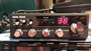 Radio Shack TRC465 SSB CB Radio Band Opening [upl. by Bezanson996]