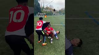 Touch challenge 🎯 soccer football shorts [upl. by Novi]