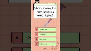 👀 This Rare Condition Gives People Extra Nipples—Do You Know the Medical Term brainteasers trivia [upl. by Elroy639]