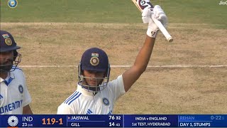 Yashasvi Jaiswal batting highlights 76 runs 32 ball vs England  INDvENG 1st Test Day  1 [upl. by Steffane520]