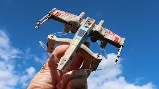 AMAZING Star Wars Drones  Propel X Wing Tie Fighter amp Speeder Bike Quadcopters  TheRcSaylors [upl. by Cliff105]