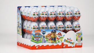 Kinder Surprise Eggs quotApplayduquot Big unboxing 72 eggs  Paw Patrol 2024 [upl. by Marie]