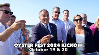 Oyster Fest 2024 Kick Off Press Conference [upl. by Sitnalta]