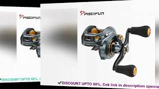 Piscifun Alijoz 300 Low Profile Baitcasting Reel 15KG Max Drag 81 Bearings Aluminum Frame Freshw [upl. by Alletse1]