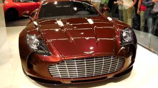 Aston Martin One 77  International Motor Show IAA 2011  Frankfurt [upl. by Enaamuj]