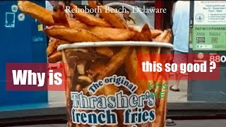 Thrasher’s French fries in Rehoboth Beach Delaware [upl. by Itsirc504]