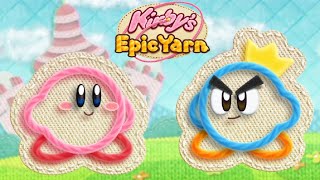 Kirbys Epic Yarn  Full Game 100 Walkthrough [upl. by Airretal]