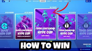 How To WIN The TRIOS CONTENDER HYPE CUP GET TOP 1  1500 HYPE [upl. by Aicilegna]