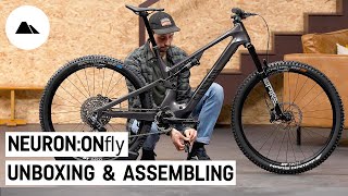 Canyon NeuronONfly  How to unbox and assemble your new eMTB [upl. by Helenka]