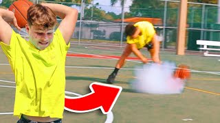 Exploding Basketballs In Public Prank [upl. by Assenahs]