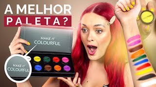 TESTANDO CLOWNS DA COLOR MAKE 🎨  Melhor paleta artística nacional [upl. by Jess]