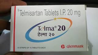 Telma 20 MG Tablet  Uses Side Effects Substitutes Composition in hindi [upl. by Artinak735]