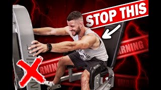 How to PROPERLY Use the Abductor amp Adductor Machine [upl. by Elocon]