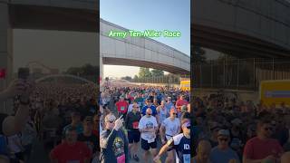 Army TenMiler Race 2024 armytenmiler runarmyrunstrong stmshohel [upl. by Akimet]