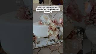 How to make a fake birthday cake fakecake howtomake birthdaycake [upl. by Krik]