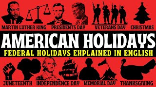 American Federal Holidays in English  Juneteenth  Traditions  English Speaking Practice 🇺🇸 🎉 ✅ [upl. by Greyson]