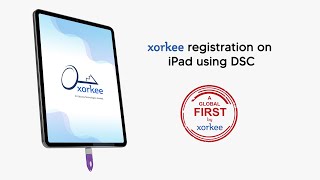 xorkee registration on iPad using DSC [upl. by Kassandra]