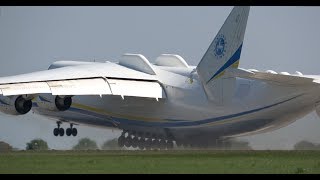 4Kᵁᴴᴰ GIANT ANTONOV AN225 quotMriyaquot  Amazing Takeoff amp Demo of Maneuverability [upl. by Rubenstein]