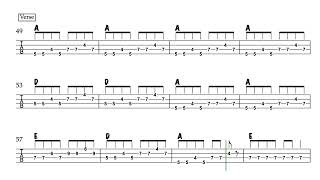 Dizzy Miss Lizzy  The Beatles bass tab [upl. by Mari]