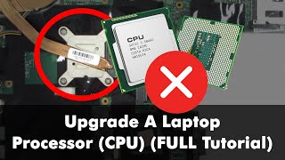 Solved How to Upgrade Laptop Processor CPU  Full Disassembly of Lenovo Thinkpad T430 [upl. by Eidde]