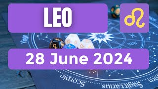 Leo horoscope  Leo Horoscope for Today 28 June 2024 [upl. by Sukin]