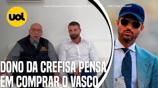 DONO DA CREFISA NEGOCIA COMPRA DA SAF DO VASCO EM VIAGEM AOS EUA [upl. by Nenerb386]