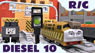 Thomas and Friends Trackmaster Remote Control Diesel 10 Story [upl. by Broddy115]